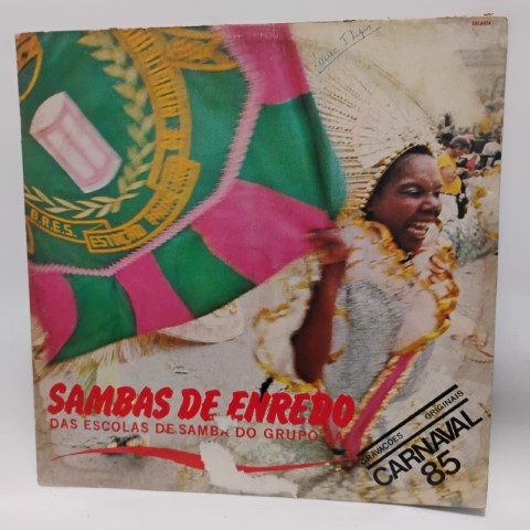 LP -- SAMBAS ENREDO CARNAVAL 1985. .  < ;- ) SEGUE A GENTE AÍ <3