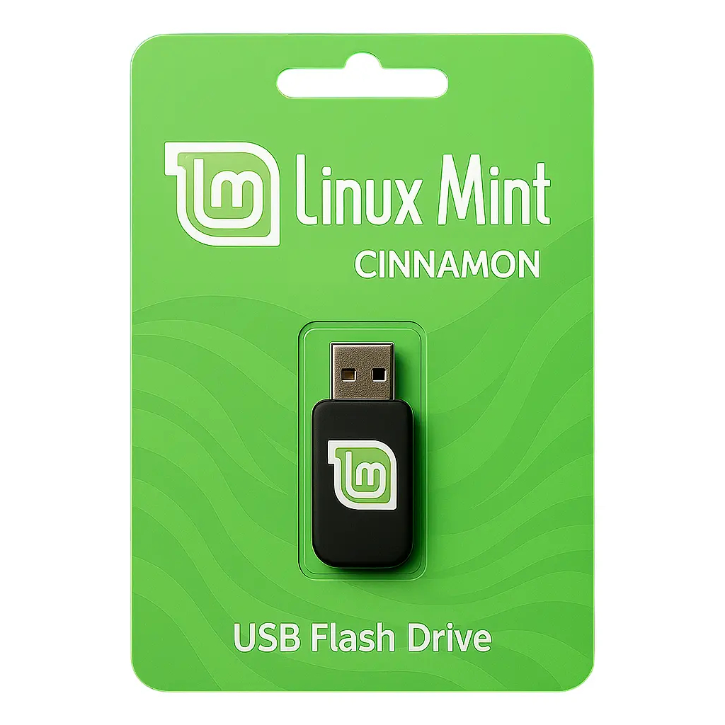 Pendrive Bootável Linux Mint Cinnamon 8GB | Sistema Completo + Literatura Linux