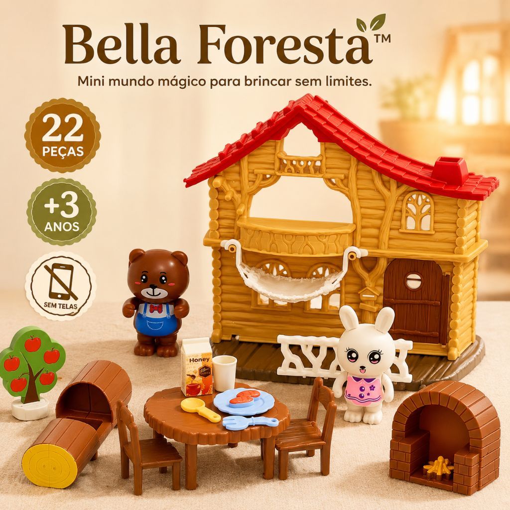 Conjunto Animais Plástico 22 Peças Brinquedo Educativo Infantil Realista Oferta