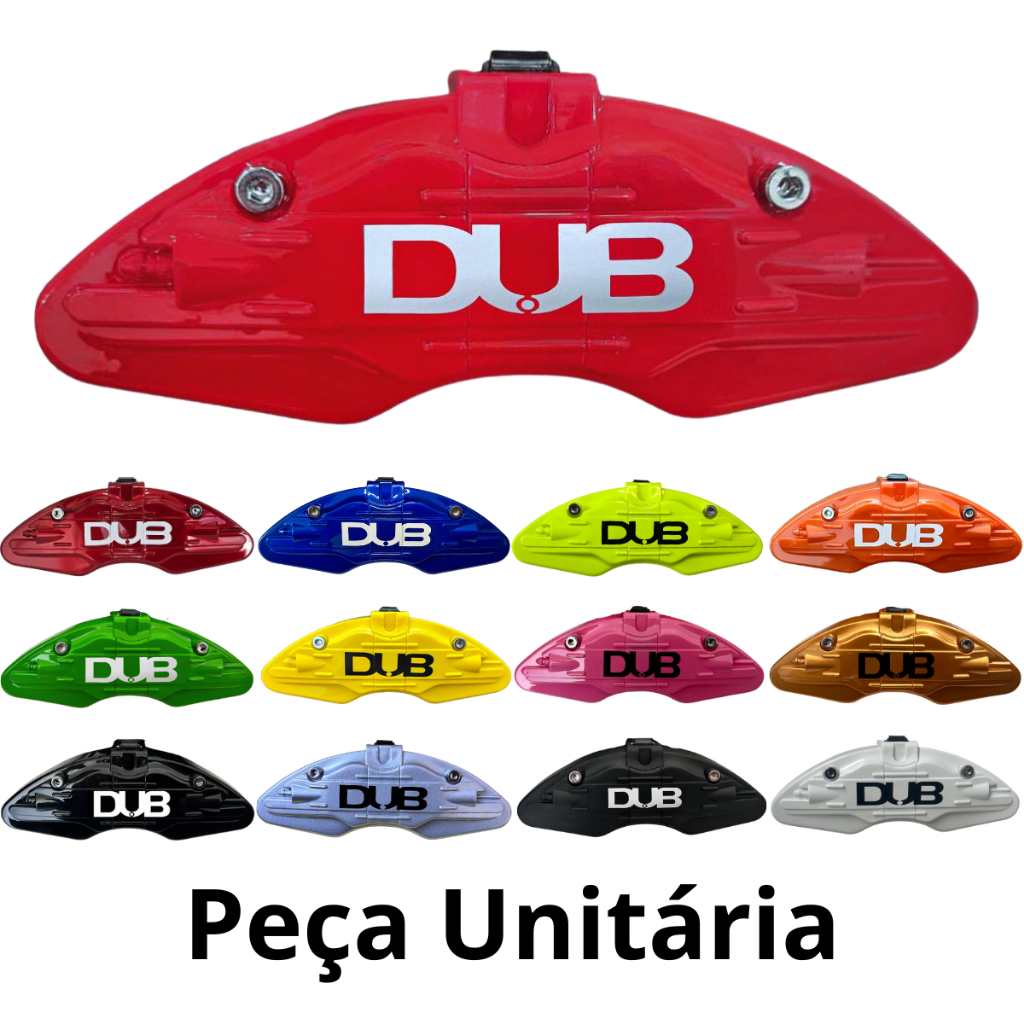 Peça Unitária Capa Pinça de Freio DUB Esportiva Tuning Universal