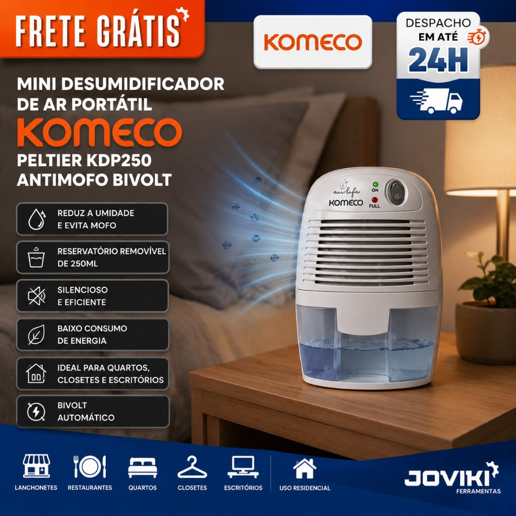Mini desumidificador Komeco Peltier