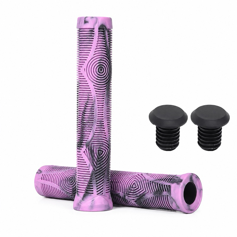 Par Manopla Silicone 165mm Rosa Modelo Gios Macia Confortável Bike Bicicleta Punho Gios Viking Hupi