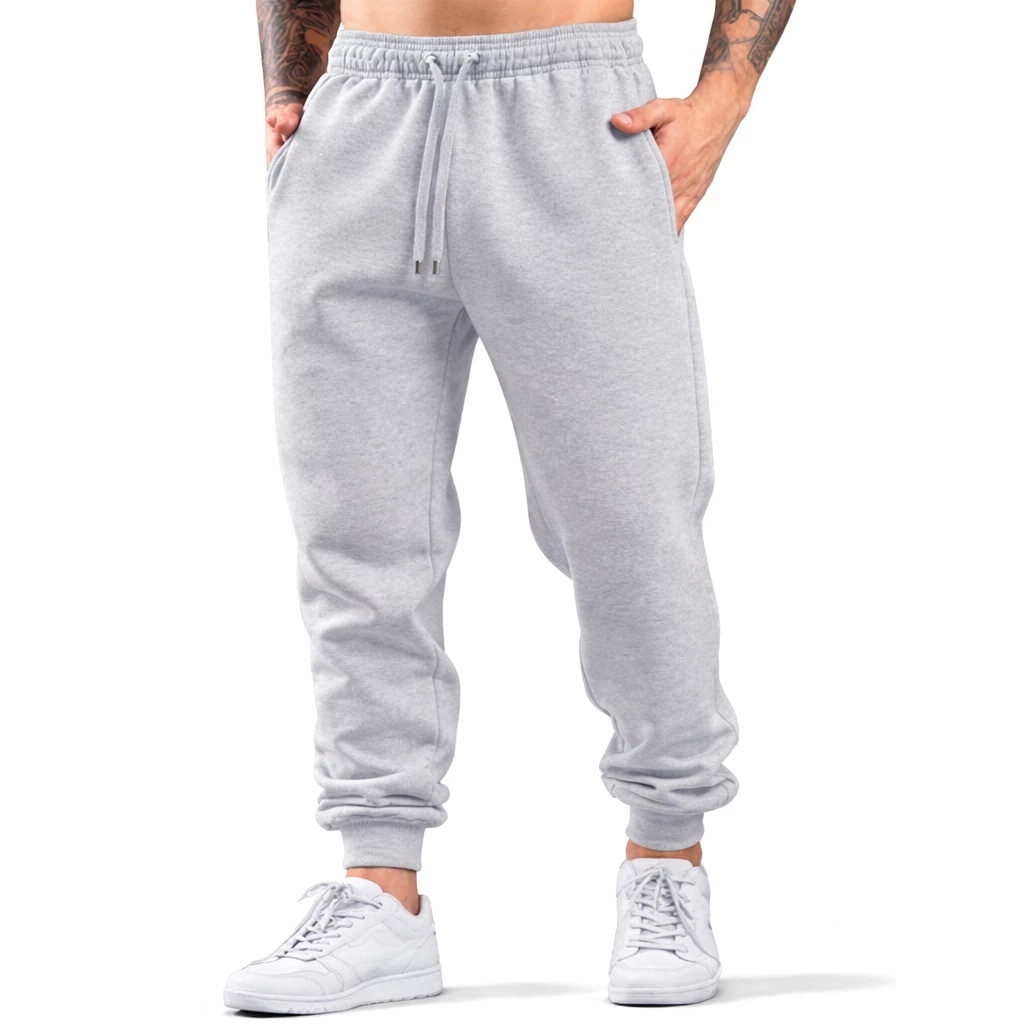 Calça de Moletom Para o Invernos Frio Unissex Algodão com Elástico e Punho Conforto e Estilo Envio Rápido Bolso Lateral