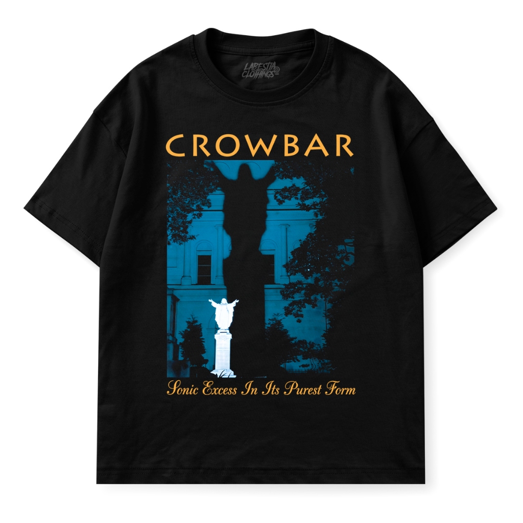 Camiseta Banda Crowbar Sludge Metal em 100% Algodão 30.1 Tamanhos Normal  e Plus Size