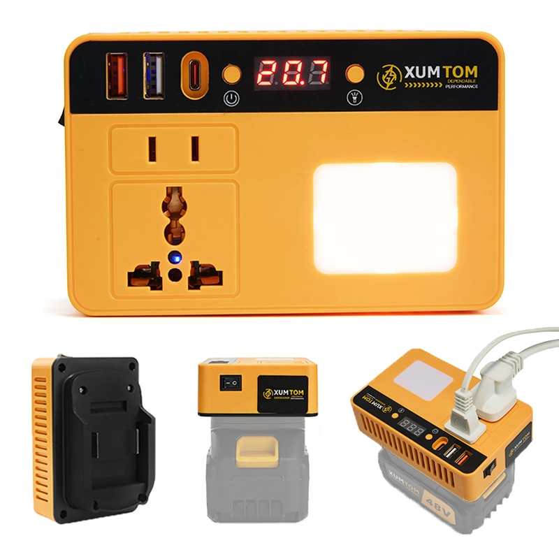 Inversor de Energia Sem Fio 180W Para Bateria Makita - Alimente Eletrodomésticos Onde Quiser