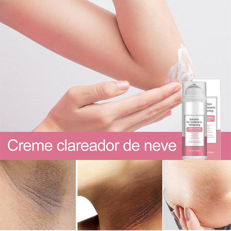 Clareador de virilha e axila Creme Clareador Partes Intimas