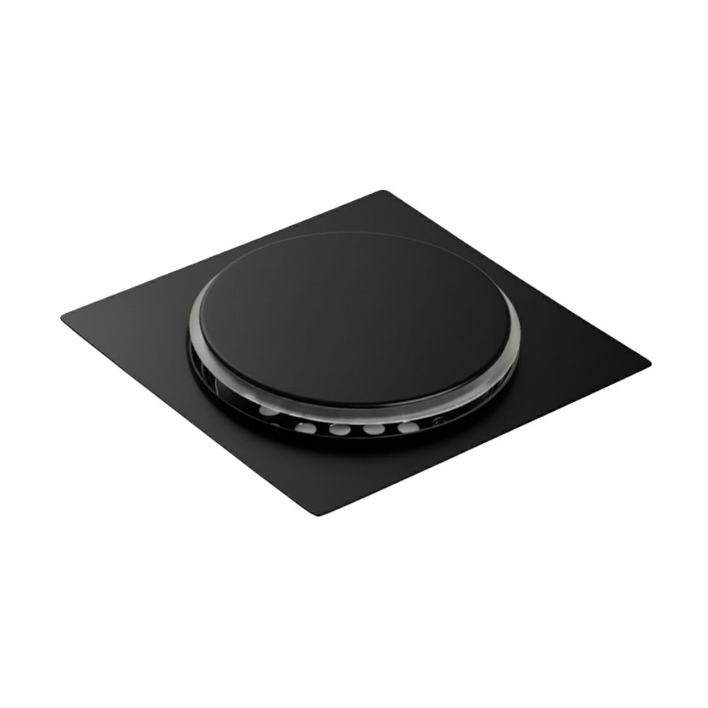 Ralo Click Inteligente 15x15 Preto Matte Para Piso de Banheiro Lavabo + Porta Ralo Click Preto Matte · foto 2