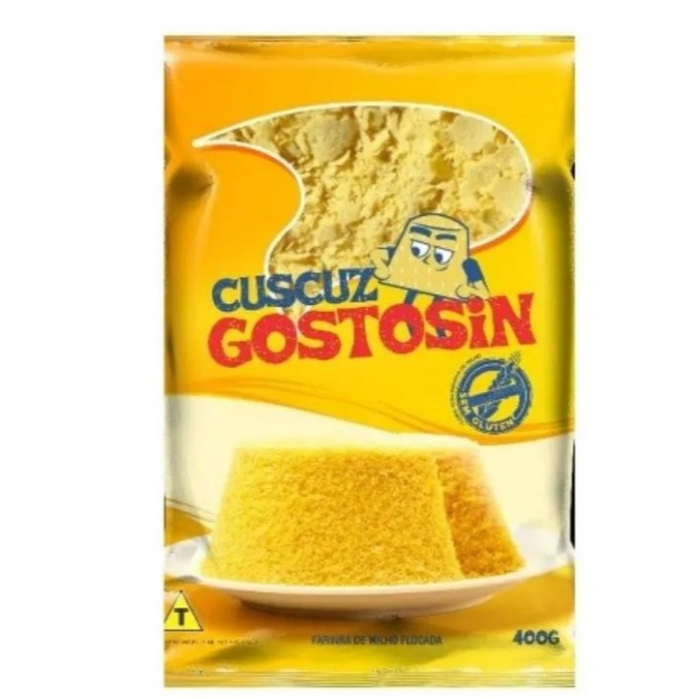 FLOCAO MILHO GOSTOSIN SAO BRAZ 400G KIT COM 5 UNIDADES