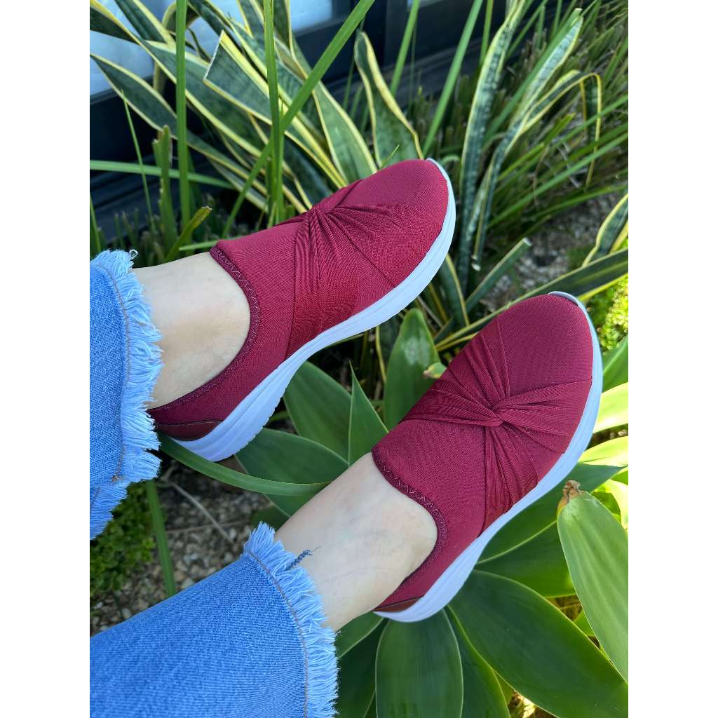 Tênis Feminino Moderno Calce Facil Conforto Estilo Tênis Casual Tênis Esportivo Tendência Tênis