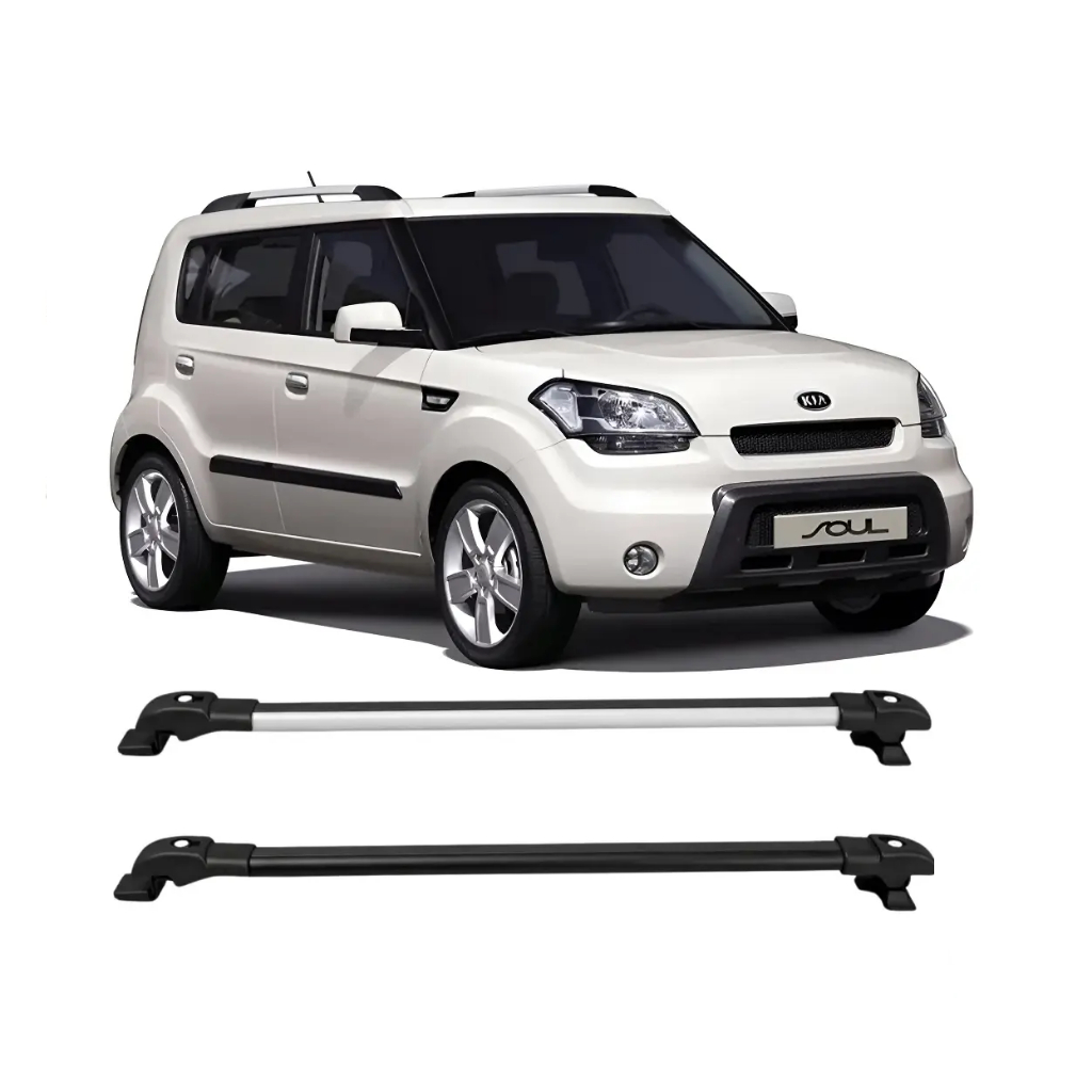 Travessa Rack Teto Kia Soul 2009 2010 2011 2012 13 2014 Cristalcar Slim