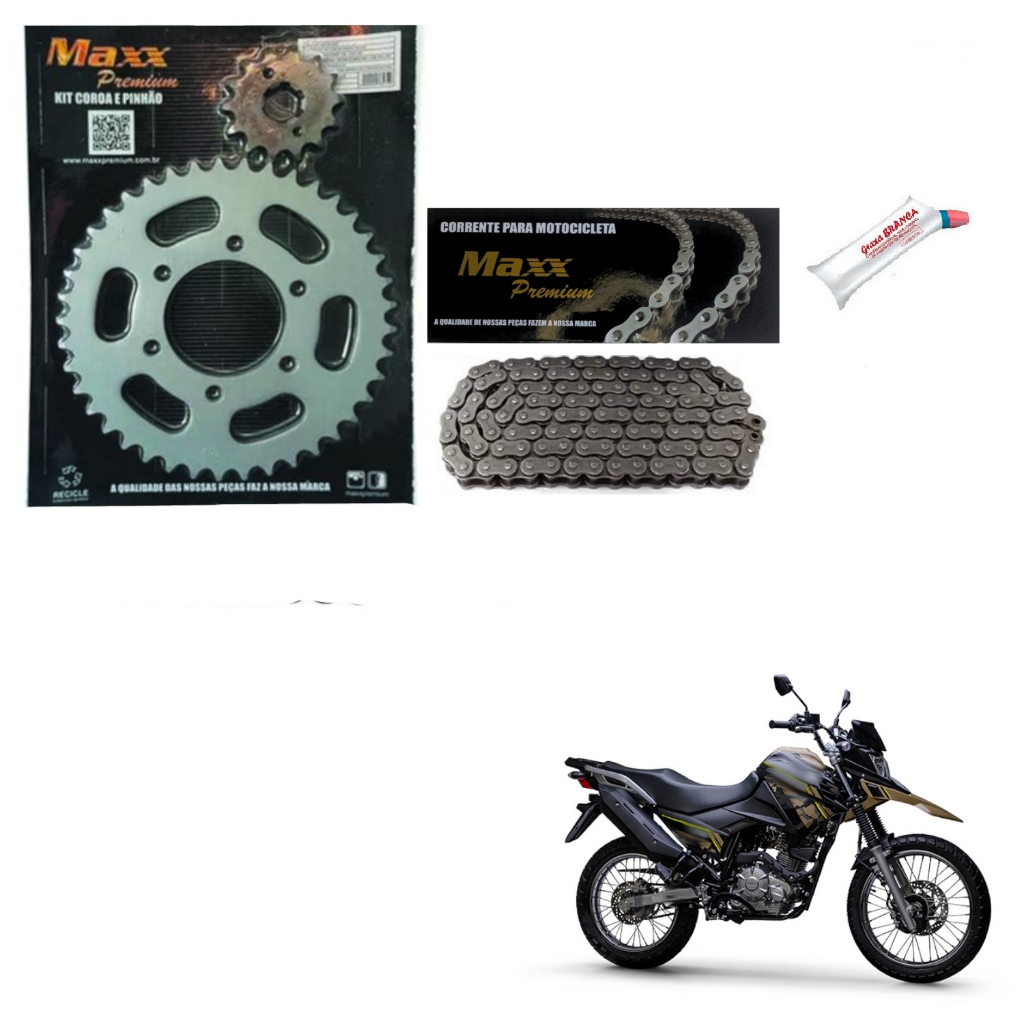 Kit Relação Para Yamaha Crosser 150 Importada