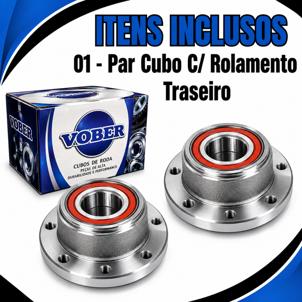 Detalhes do Par Cubo Roda Fiat Uno Mille 84 A 2013 Traseiro Rolamento