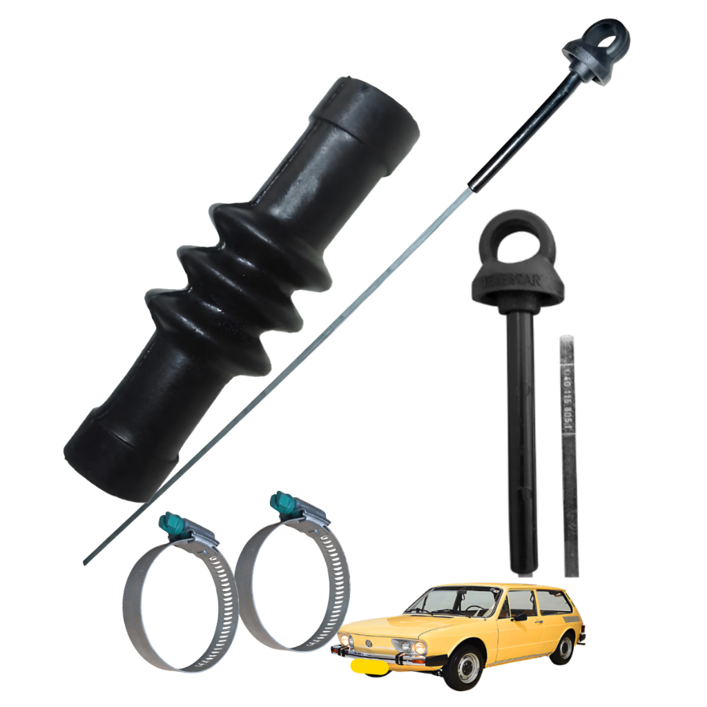 Vareta Medir Nivel Oleo Motor + Sanfona Guarda Po Brasilia 1974 1975 1976 1977 1978 1979 1980 1981..