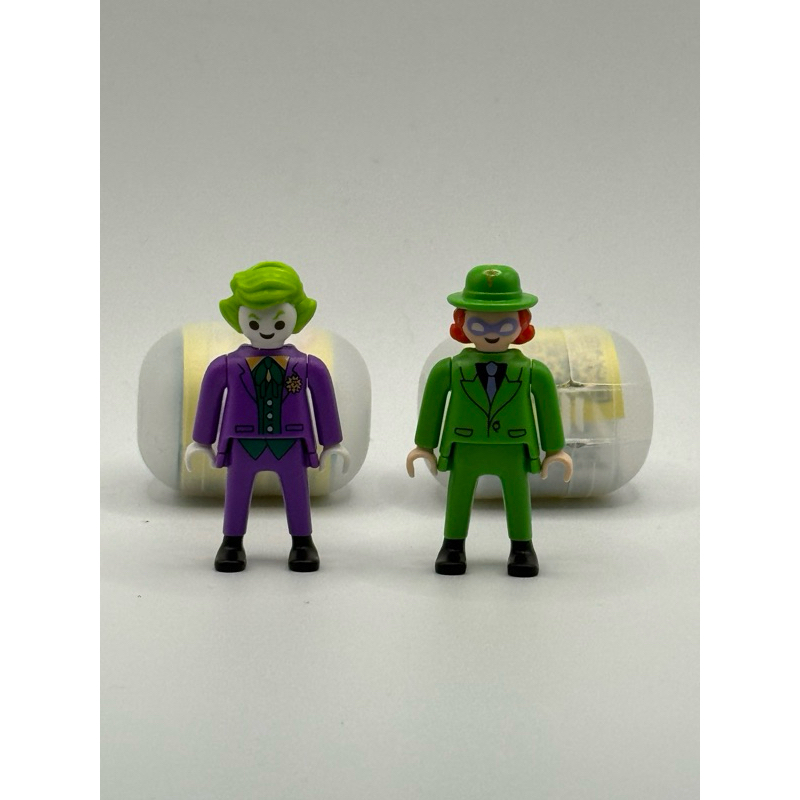 Coringa e Charada - Complete sua coleção - Kinder ovo DC Playmobil