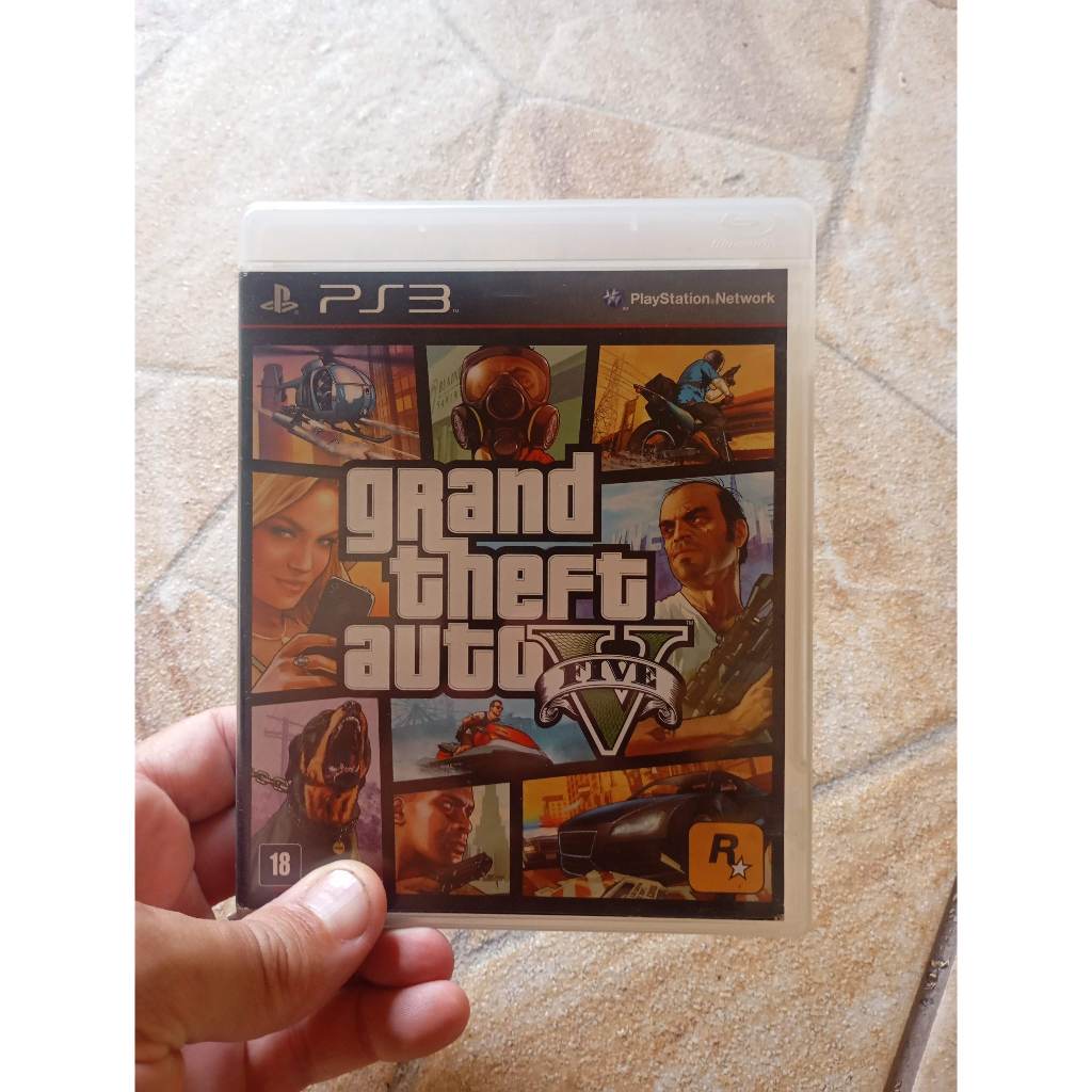 GTA 5 original PS3 ( completo com mapa)