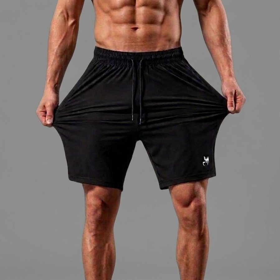 Bermuda Shorts Tactel Premium Drifit Com Elastano Masculina Academia Treino Praia Corrida Moda Verão Fitness Sav