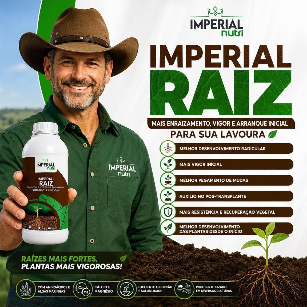 Adubo Enraizador 5 Litros Enraizador de Raizes Fortes Imperial Raiz
