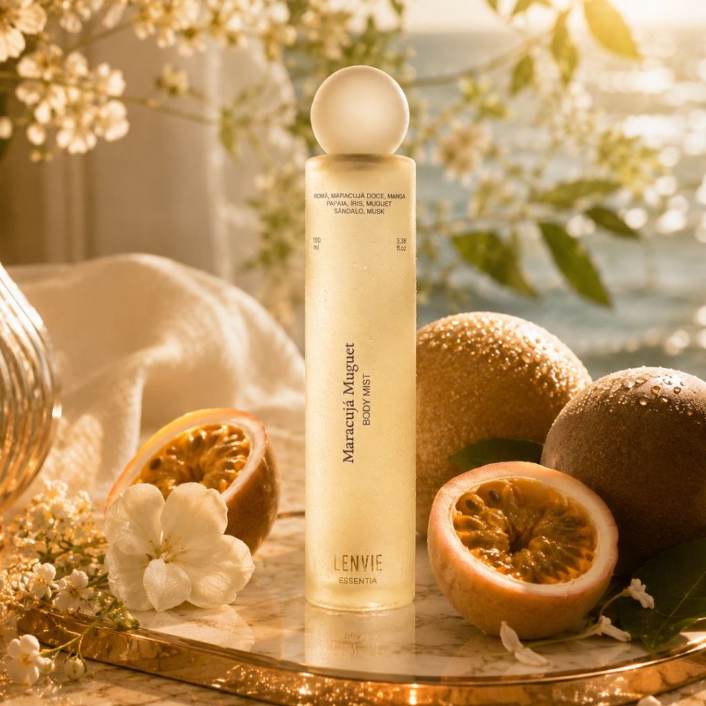 Perfume Body Mist 100ml Maracujá Muguet Essentia - Lenvie