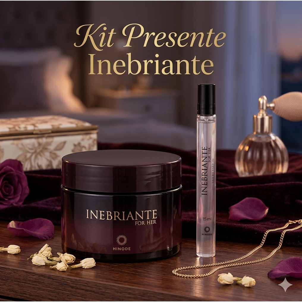 Kit Presente Inebriante - HIDRATANTE + PERFUME 15ML