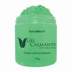 Gel Calmante Pós Depilação/Depilador Com Aloe Vera - Botica Brasil Lucy's 170g