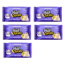 Toalhinha Umedecida Bebê Kit 5x Piquitucho Hidrate 96 Un Sem Álcool 95% Água Hidratante