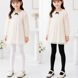 1 pçs de Meia Calça Lisas  PRETO E BRANCO COLORIDOS Infantil Bebê Juvenil - Meia para o Inverno 2 a 14 anos