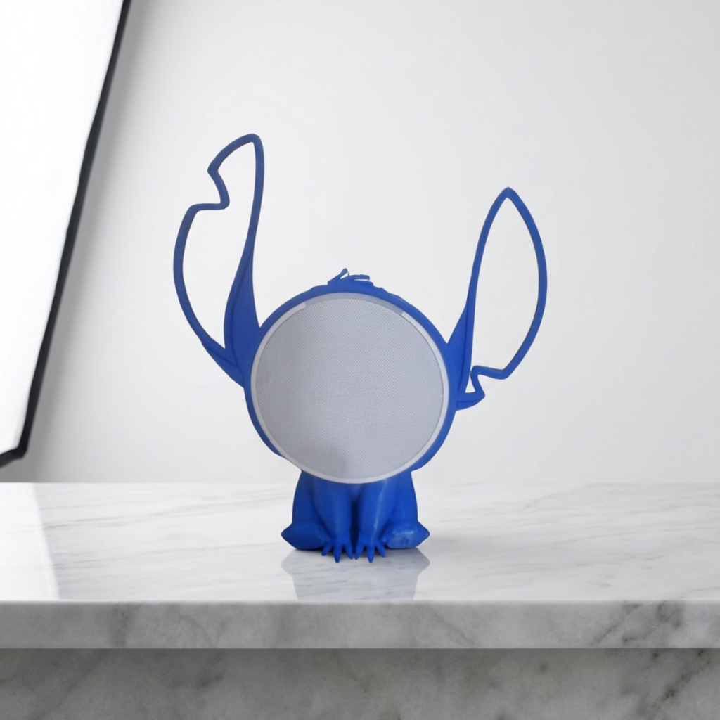 Suporte De Mesa Stand Alexa Lilo e Stitch Echo Pop Dot 3d Enfeite Decorativo Quarto Sala Apoio Mesa