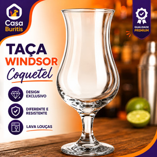 Taças De Vidro Para Drink Taça Coquetel Windsor 355ml Taça Elegante Para Drinks Kit 2/4 Unid