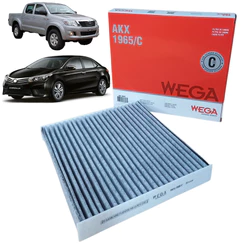 Filtro Ar Condicionado Cabine Com CARVÃO Corolla 2008 em diante / Hilux 2005 em diante - AKX1965/C
