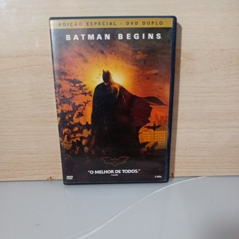 Dvd Batman Begins edição  especial dvd duplo o melhor de todos usado em boas condições raridade