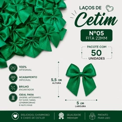 Kit 10 e 25 Unidades Laços De Cetim Nº05 Ideal Para Lembrancinhas, Pet, Bem Casados, Moda Íntima, Artesanato