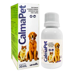 Calmante Calmapet Natural Para Cães e Gatos 30 ML
