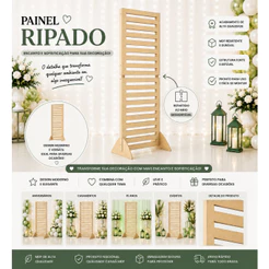 Painel em mdf cru pegue e monte ripado boiserie ou treliça