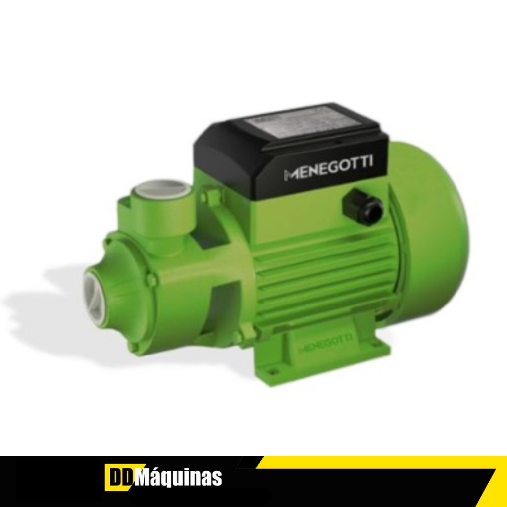 Motobomba De Água Periférica 1cv Motor Mqb80 Verde 60 Monofásica - Menegotti