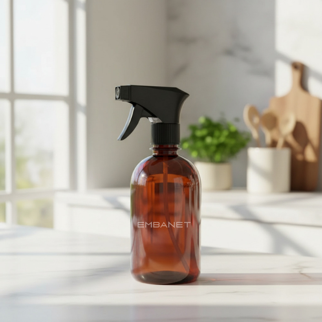 Frasco Produto Líquido Limpeza Capilar Borrifador 500mml 10u
