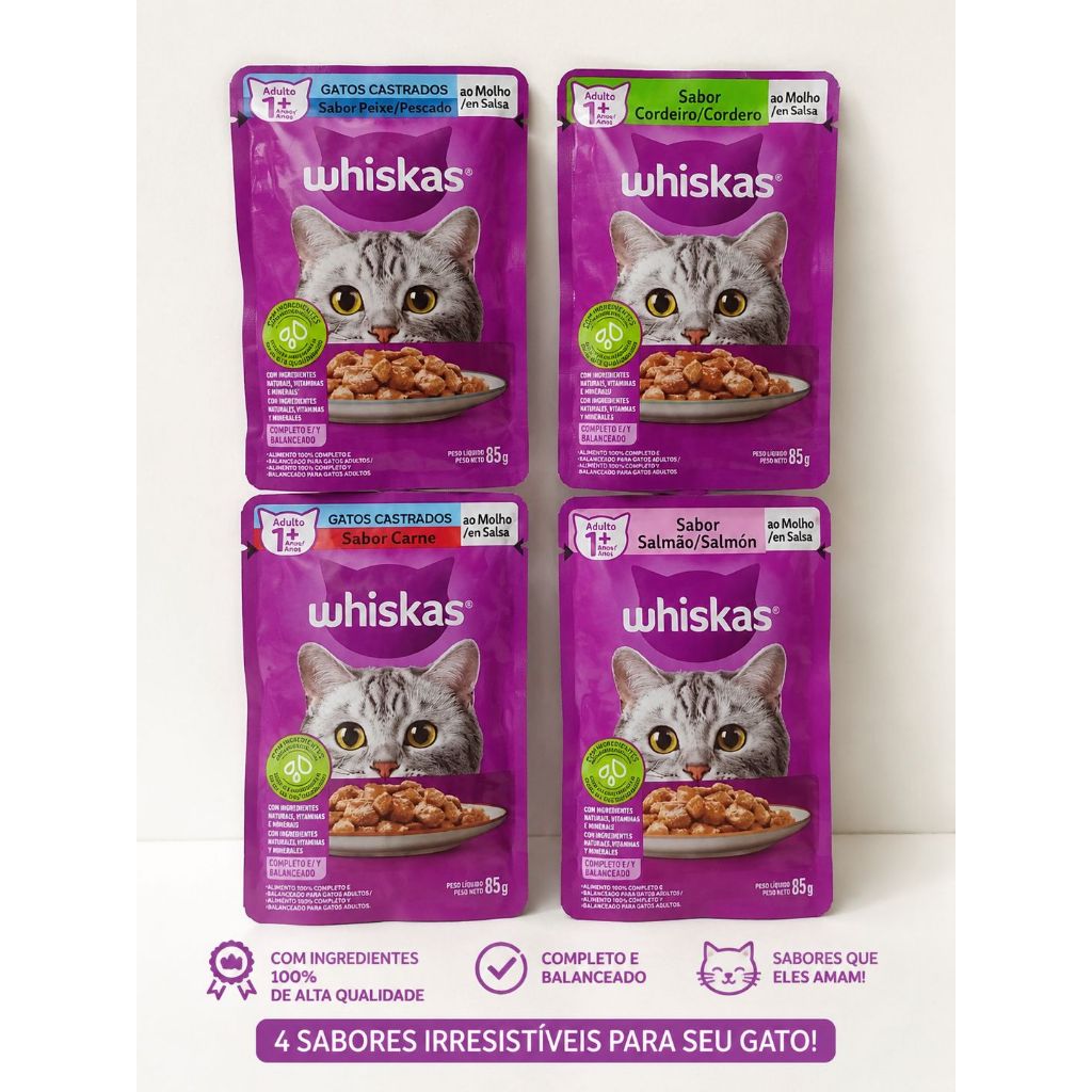 Ração Whiskas Sachê para Gatos