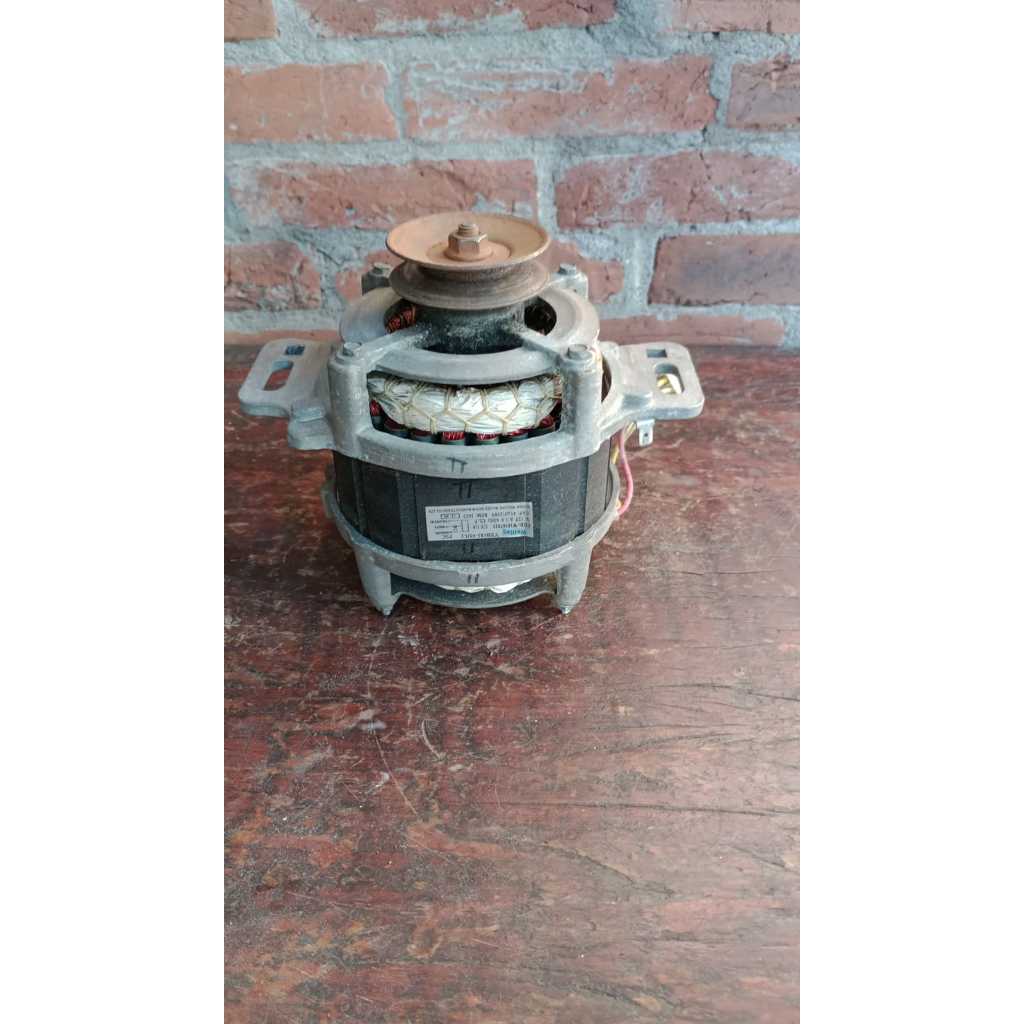 MOTOR LAVADORA  ROUPA MAQUINA  LAVAR BRASTEMP BWQ/ MONDIAL polia em "V" 110 volts