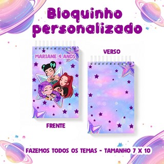 Bloquinho personalizado - Lembrancinha para festas e eventos ( embalados individualmente)