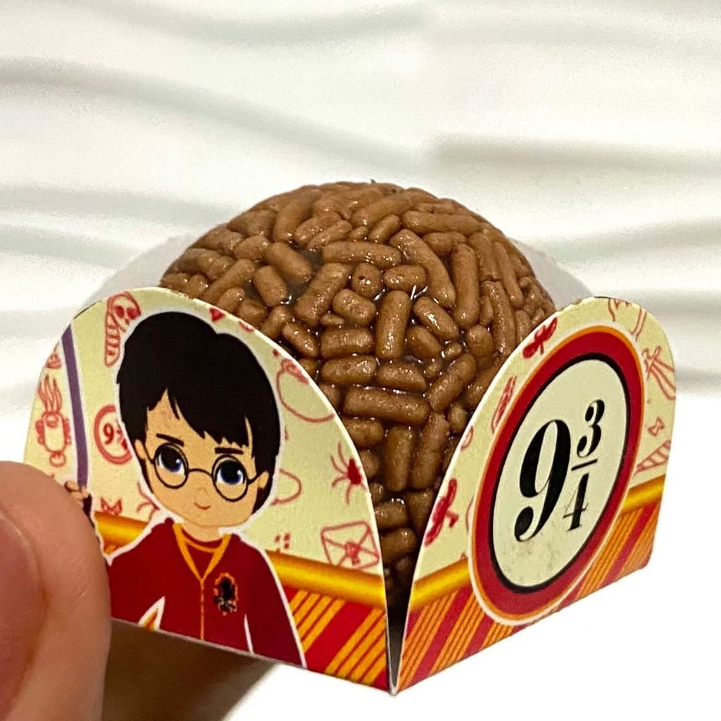 Forminha para Doces Harry Potter | Porta Brigadeiro e Beijinho | Personalizado Festa Infantil