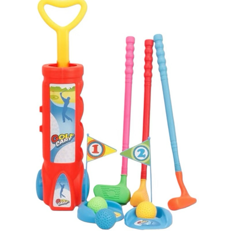 Kit Mini Golfe Infantil De Plástico Com Bolinhas E Taco menino/menina