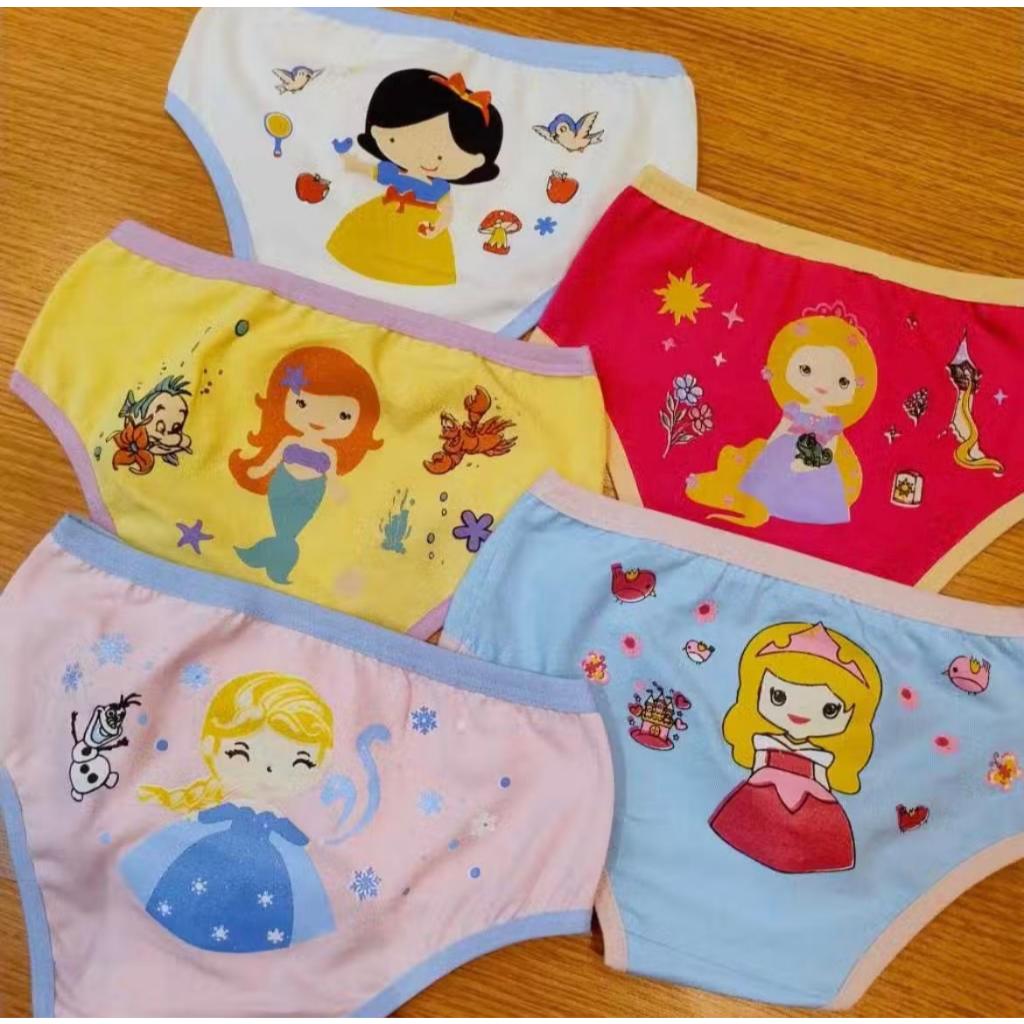 Kit 3 calcinhas infantil de algodão confortável toque suave desfralde menina