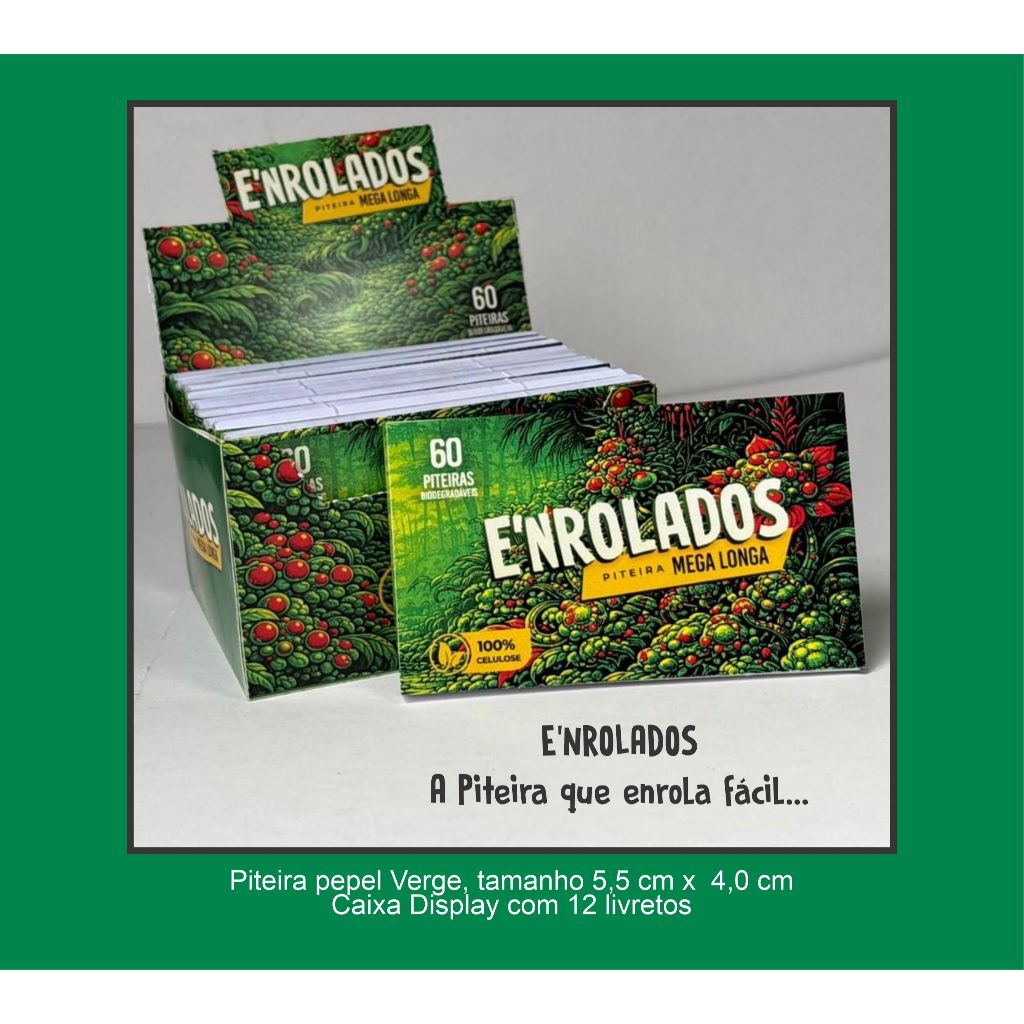 Piteira megalonga  de Papel Vergê 100% celulose