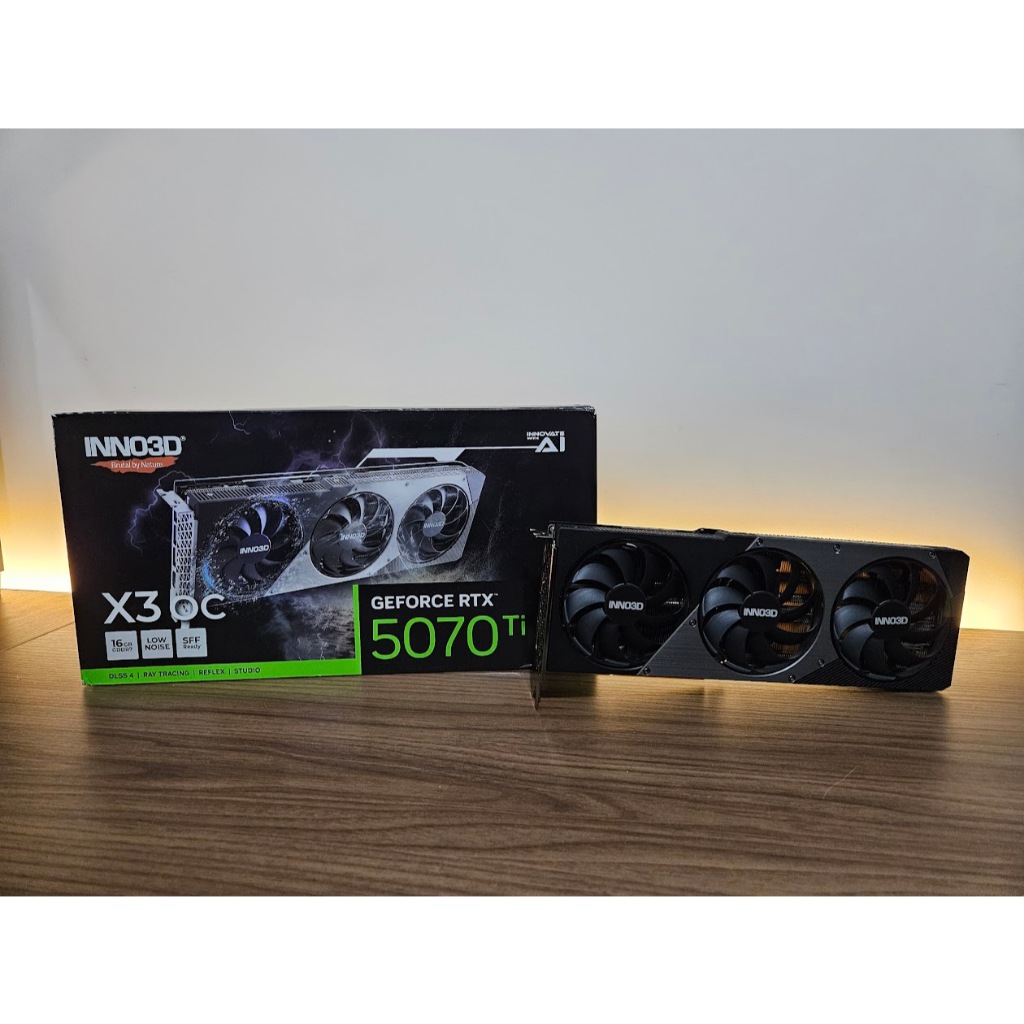 Placa de vídeo RTX 5070 Ti Inno3D TWIN X3 OC 16GB - Usada em Excelente Estado e NF!