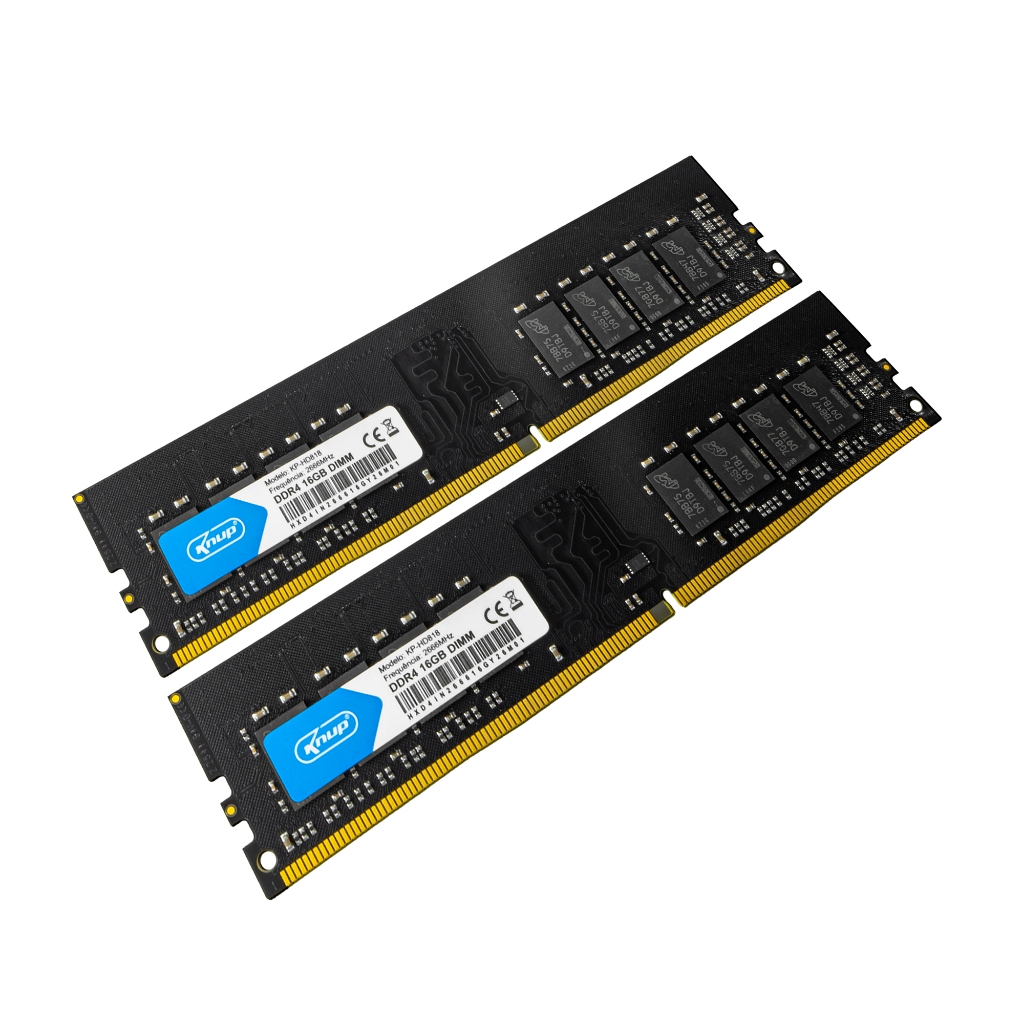 2x16 32GB Memória RAM Desktop DDR4 2666MHz 288 Pinos DIMM Alto Desempenho para PC