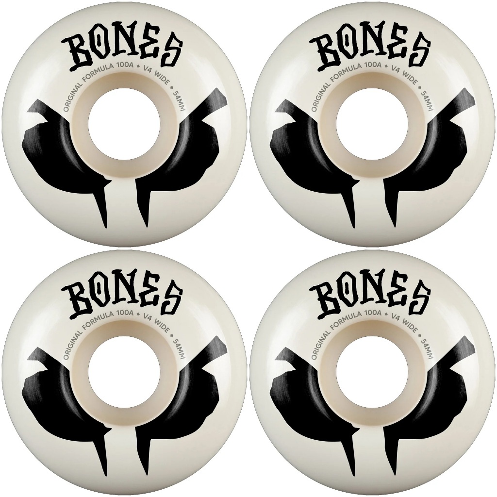 Roda Bones 54mm 100a V4 Wides OG Formula Original Skate - Melhor Preço
