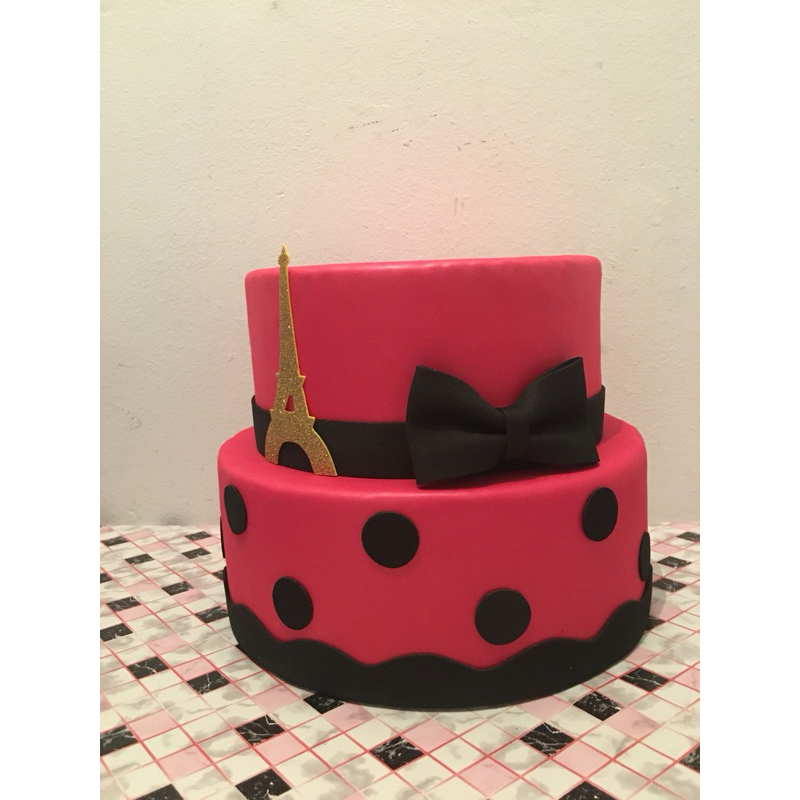 Bolo Fake Lady Bug Miraculos Joaninha