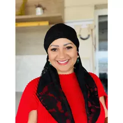 Lenço prático Vitoriano aba menor veste como uma touca alopecia Quimioterapia acessório turbante