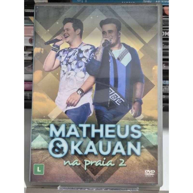 DVD MATHEUS E KAUAN -  NA PRAIA 2 - LACRADO DE FÁBRICA  - SERTANEJO