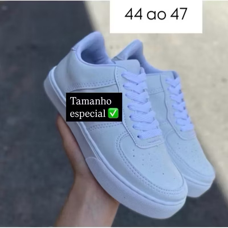 tênis masculino tamanho especial 44 ao 47 promoção imperdível