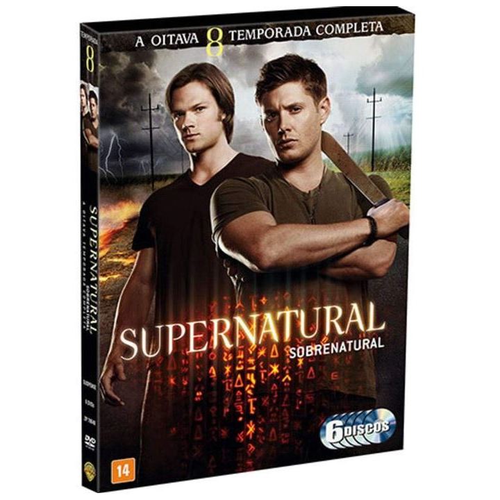 Box Dvd Supernatural 8ª Temporada Completa-original-lacrado